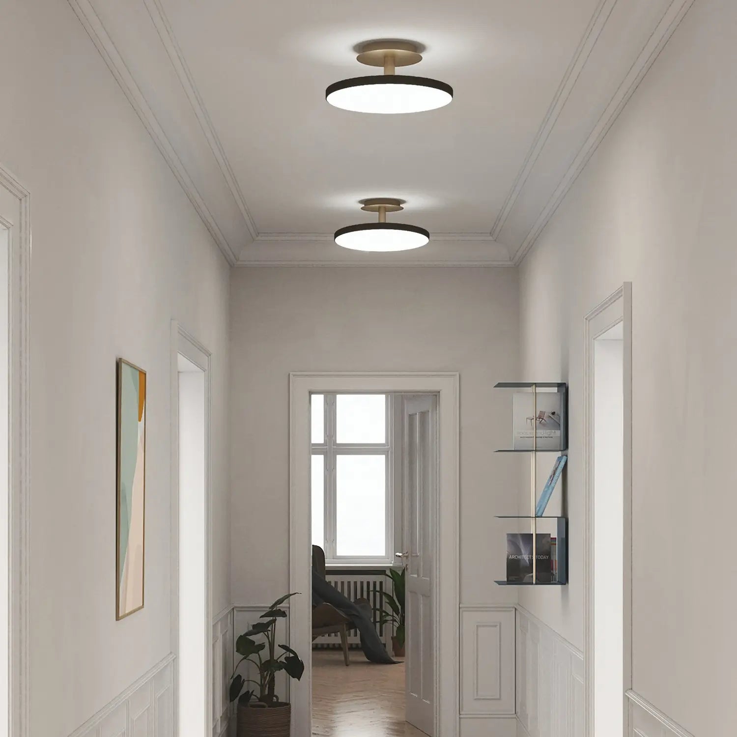 B-Ware Umage Deckenlampe Deckenleuchte Led Asteria Up Plus Schwarz Stahl Dimmbar - 5710302026923