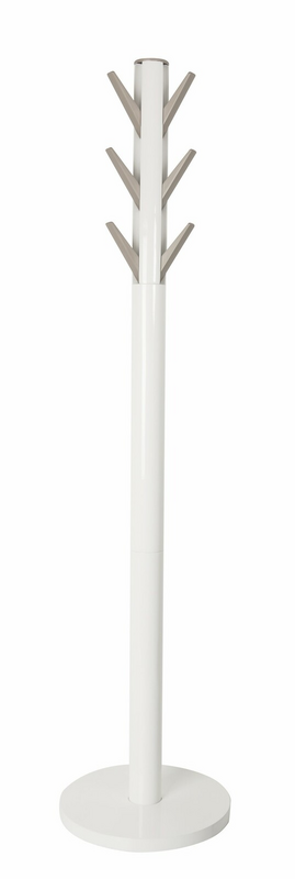 B-Ware Umbra Flapper Garderobenständer Garderobe Weiß Silber Holz Siehe Text/Foto - 28295271974