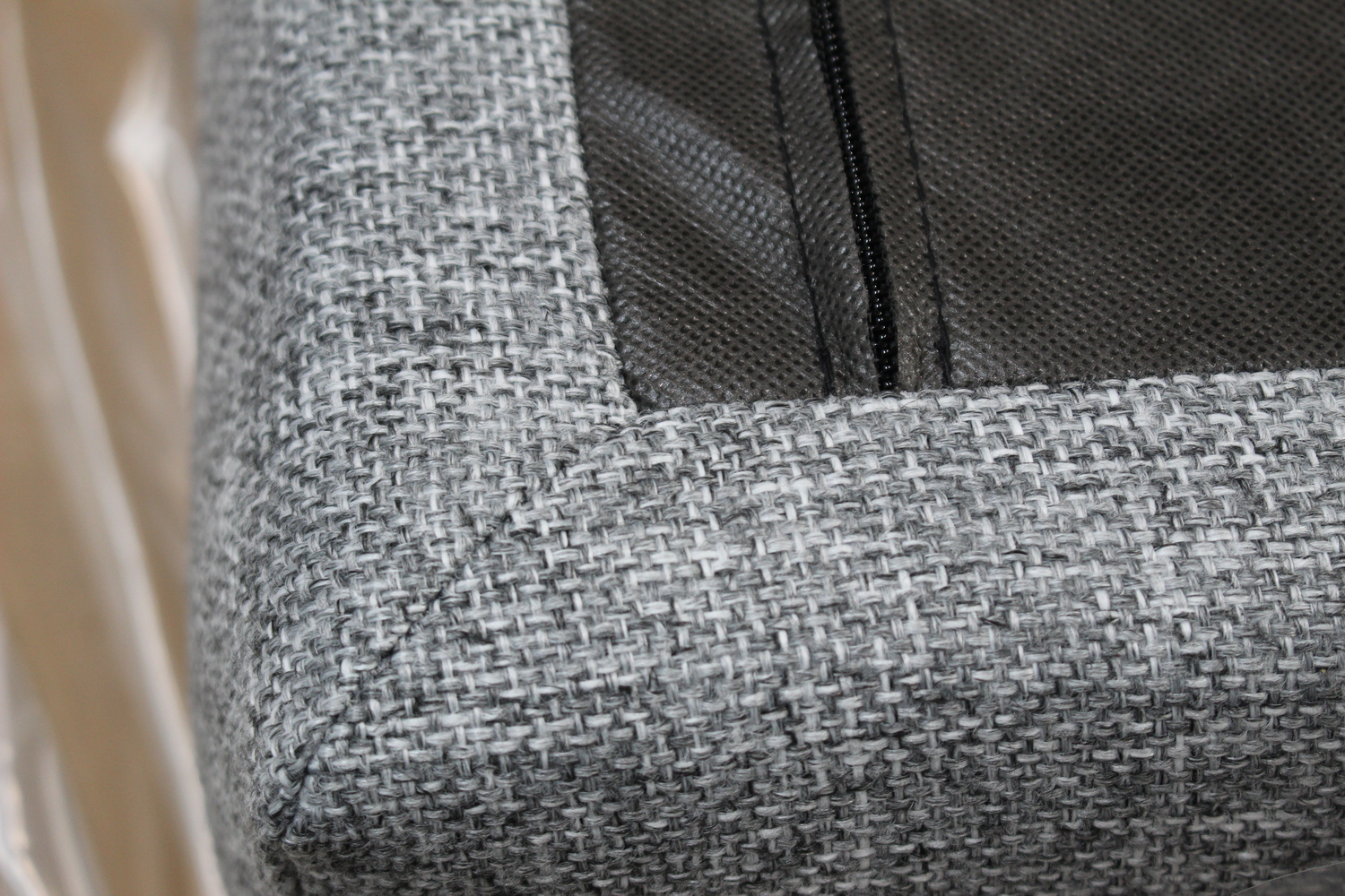 B-Ware Innovation Living Una Deluxe Sofa Button Couch Polster Bezüge 565 Twist Granite - 5700110881319