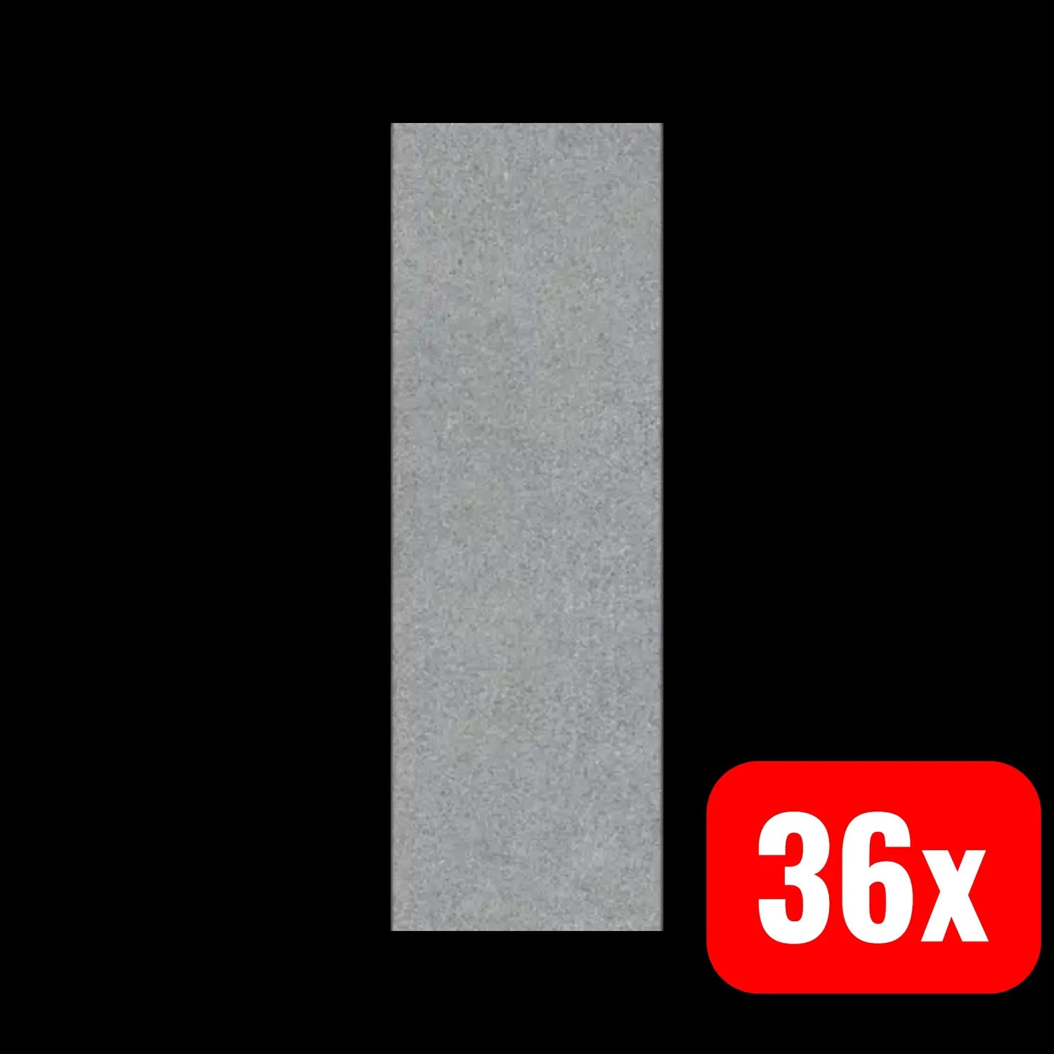 B-Ware Unbekannt Feinsteinzeug Terrassenplatte Phoenix Grau 120x40x3 36 Stück - 8055519264872