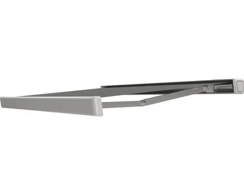 B-Ware Unbekannt Kassettenmarkise Markise Levante Grau Ral9006 Motor Led 4x3m Balkon - 4306517435295