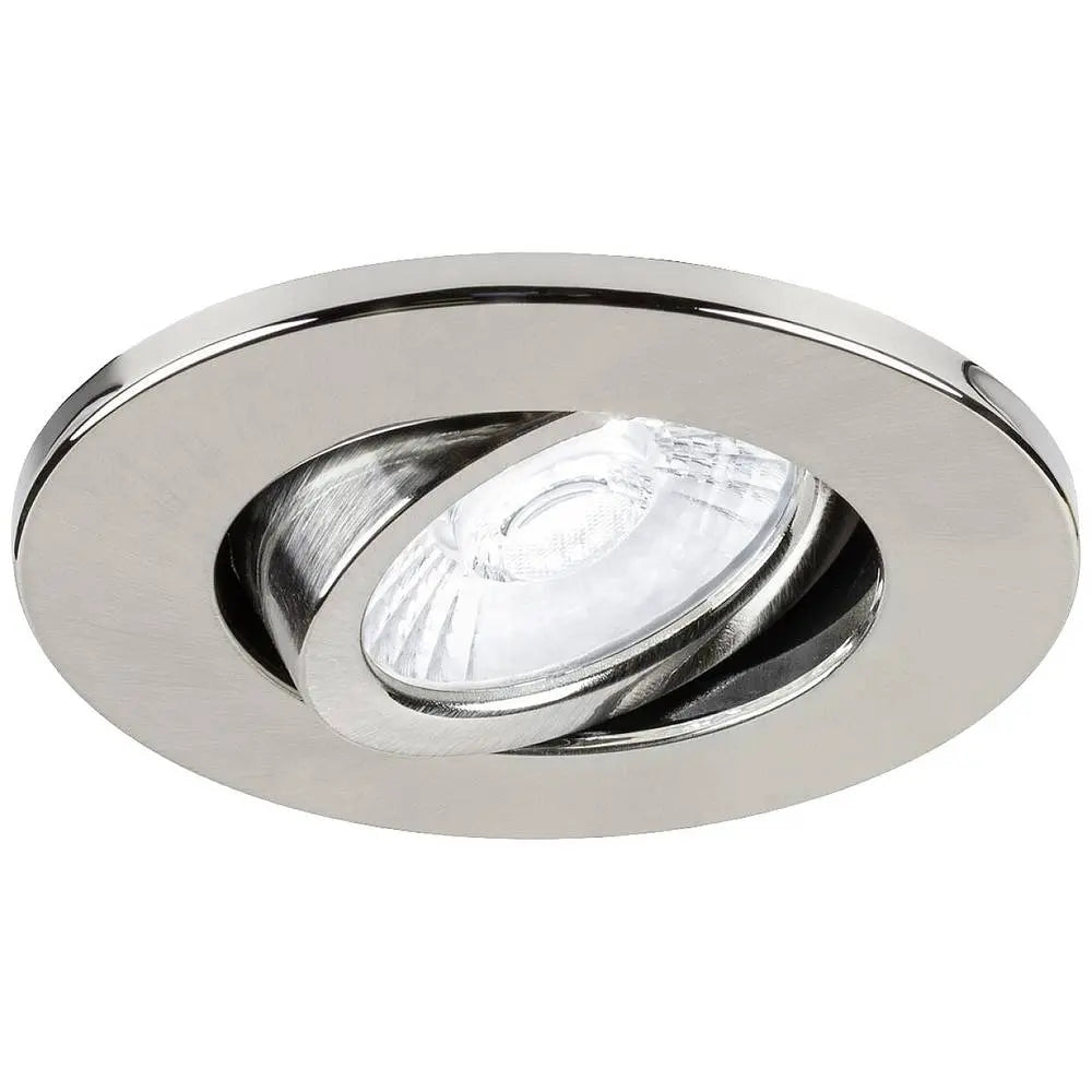 B-Ware Slv Abdeckung Hülle Downlight Aluminium Grau Universal Ip20 Rund 88 Mm 10 Stück - 4024163273015