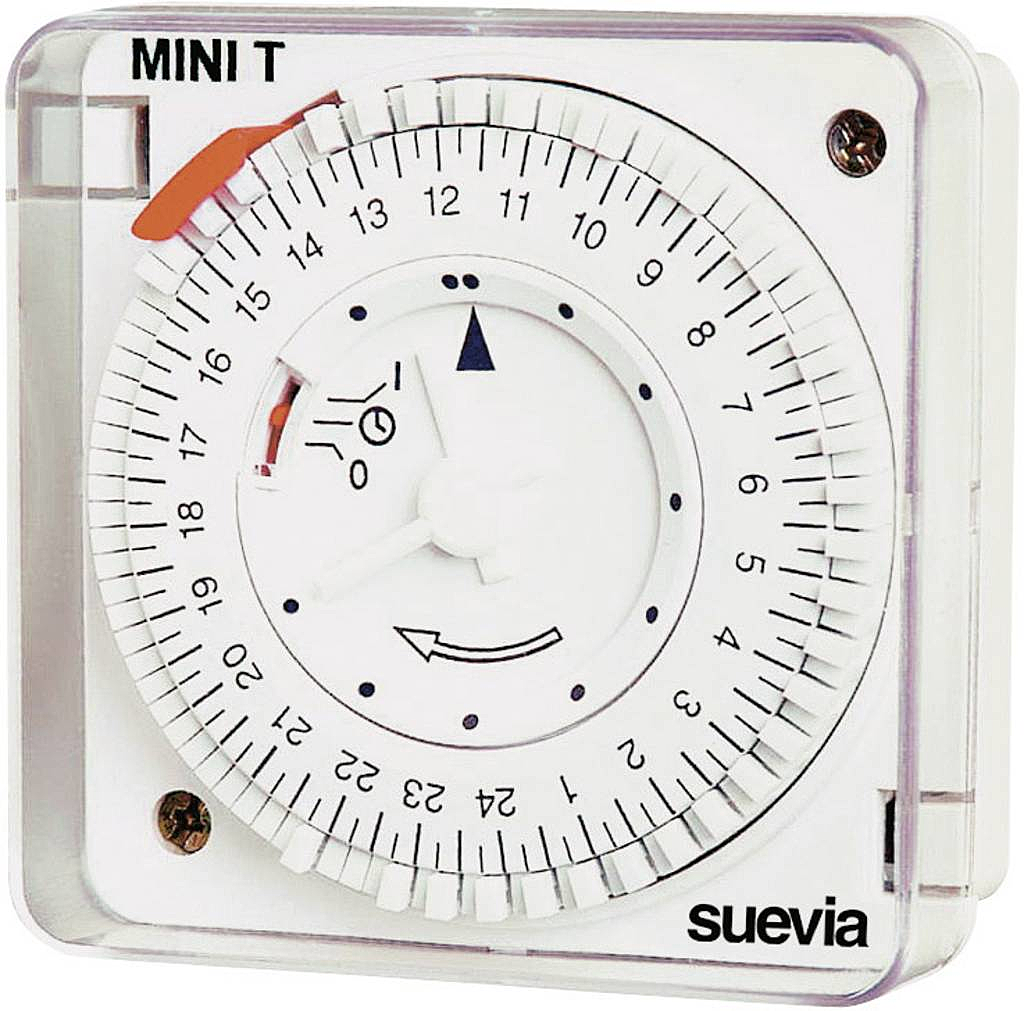 B-Ware Suevia Practic D Aufputz Zeitschaltuhr Analog 230 V/Ac 16 A/230 V 12 Stück - 8426709800314