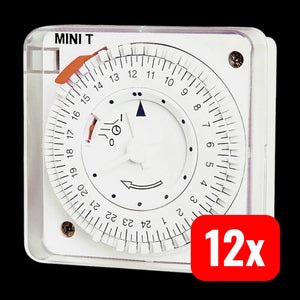 B-Ware Suevia Practic D Aufputz Zeitschaltuhr Analog 230 V/Ac 16 A/230 V 12 Stück