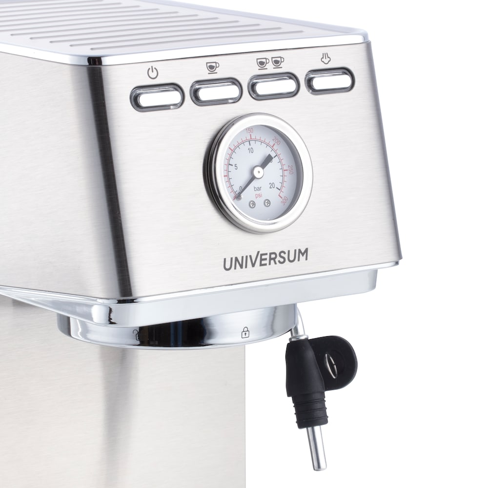Universum KM 400-21 Oprima Siebträger Espressomaschine Kaffeemaschine Edelstahl - 4260473221692