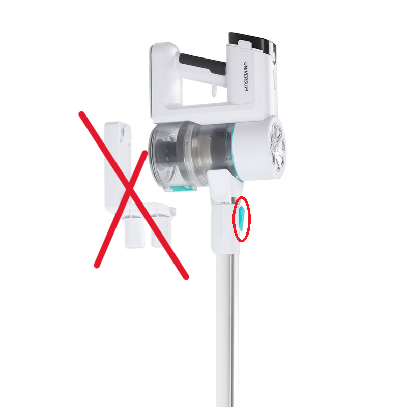 Universum Vc500 22 Akku Staubsauger Inkl. Zweitakku Wischaufsatz Siehe Text/Foto C-Ware - 4260473221890