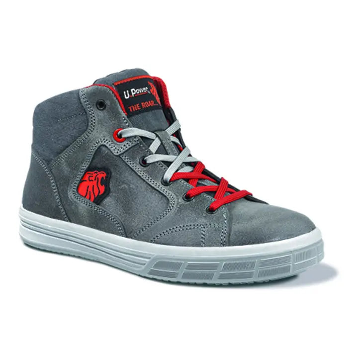 B-Ware U Power Sicherheitsschnürstiefel Arbeitsschuh Predator Leder Grau Größe 45 S3 Src - 8033546128992