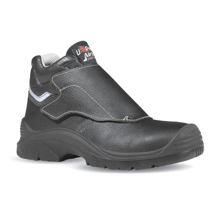 UPower Sicherheitsstiefel Schweißerstiefel S3 HRO SRC Gr 40 Glattleder schwarz - 8033546026915