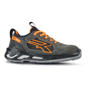B-Ware Upower Sicherheitsschuh Arbeitsschuh Ryder Gr45 S1 P Src Esd Leder Grau/Orange