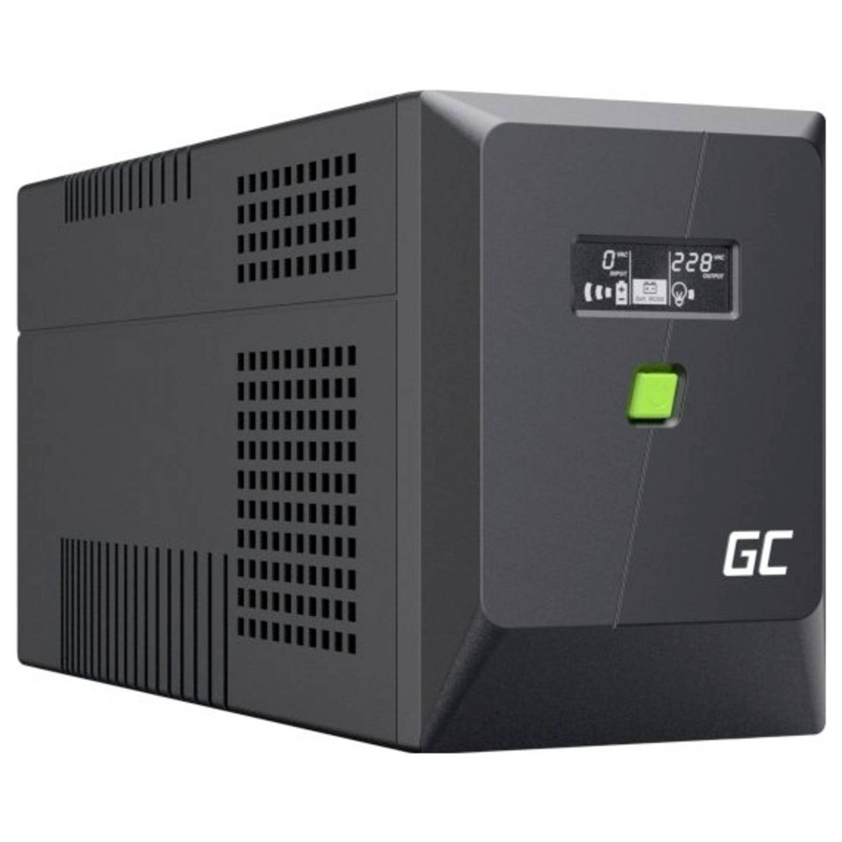 USV Notstromversorgung Ersatzstrom GreenCell Schwarz Schutzkontakt Steckdose - 5904326375628
