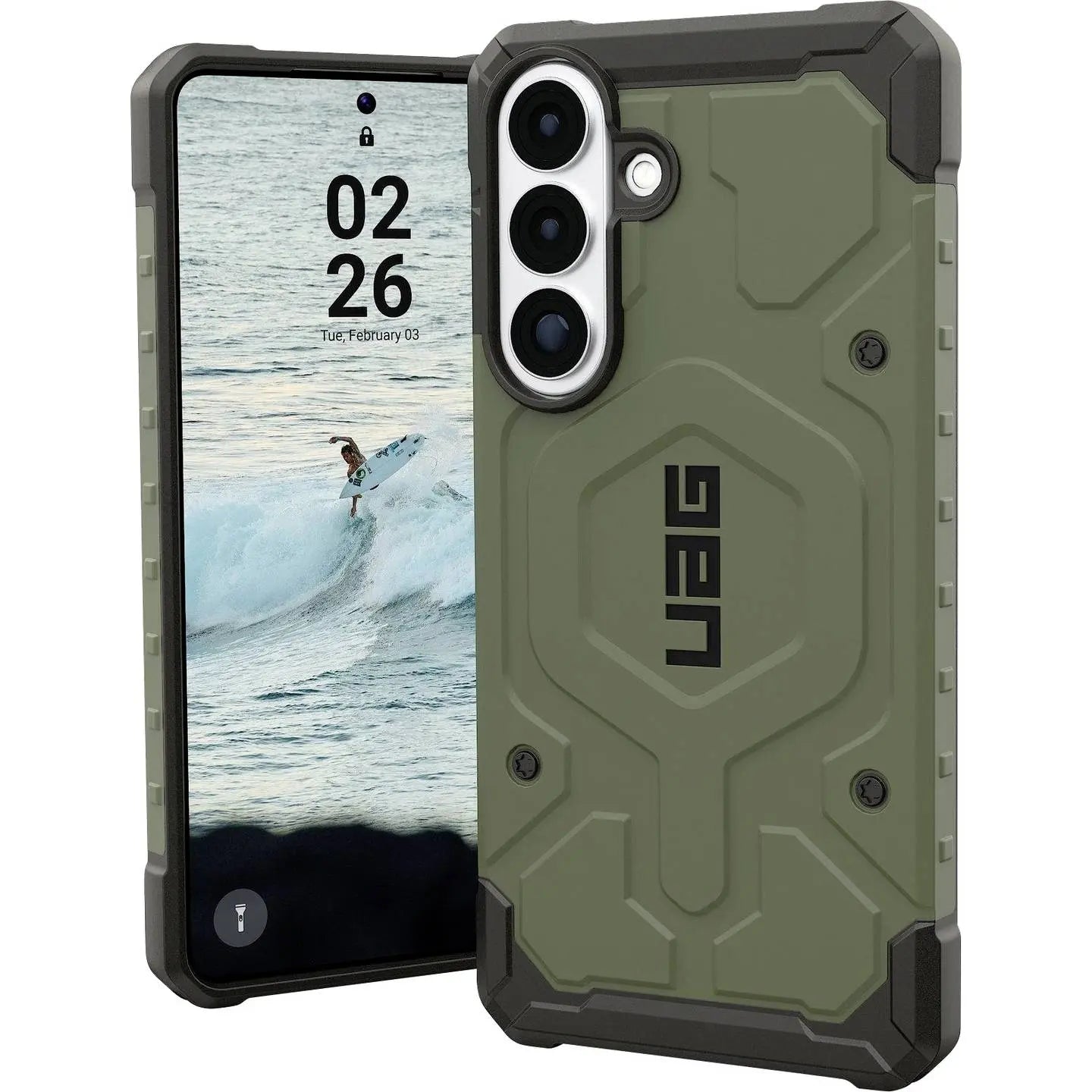 B-Ware Urban Armor Gear Case Schutzhülle Samsung Galaxy S26+ Oliv Mag Safe Pathfinder - 840283927461