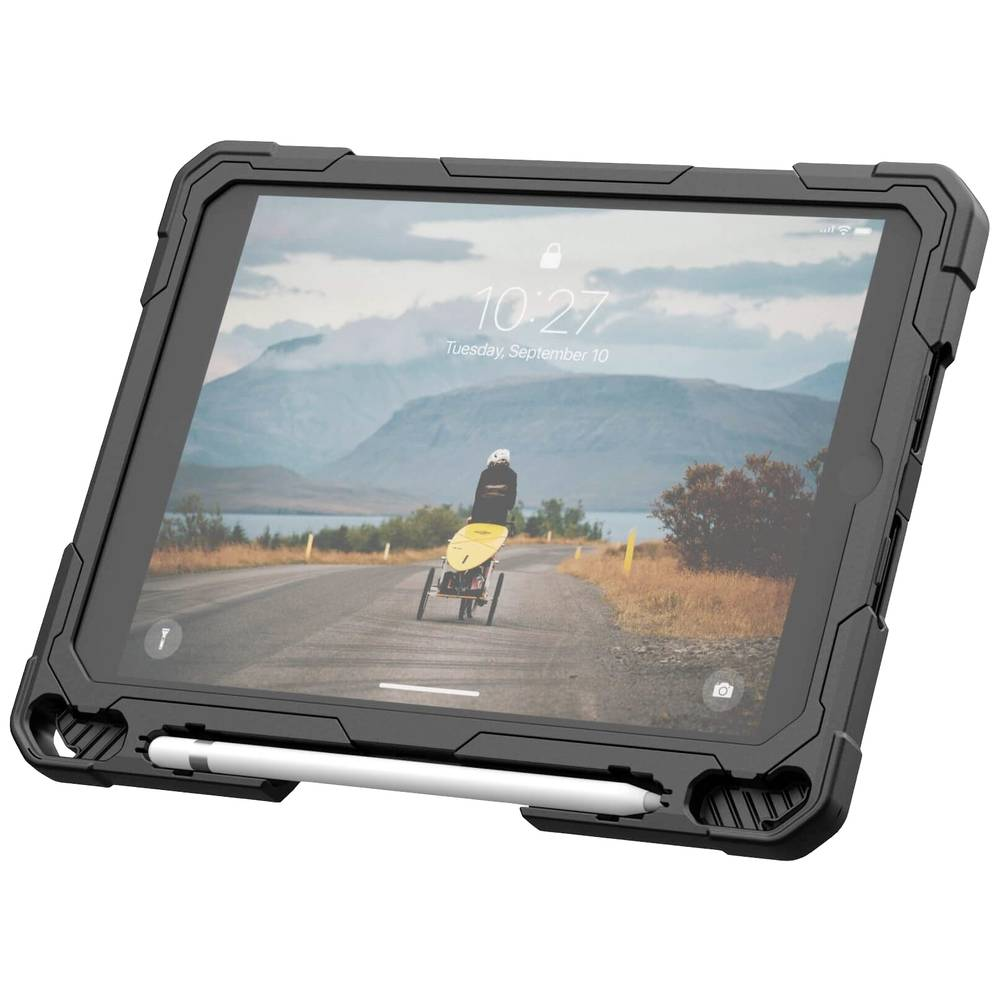 Urban Armor Gear Tablet Cover Hülle I Pad 10.2 Transparent Schwarz Standfunktion B-Ware - 840283913334