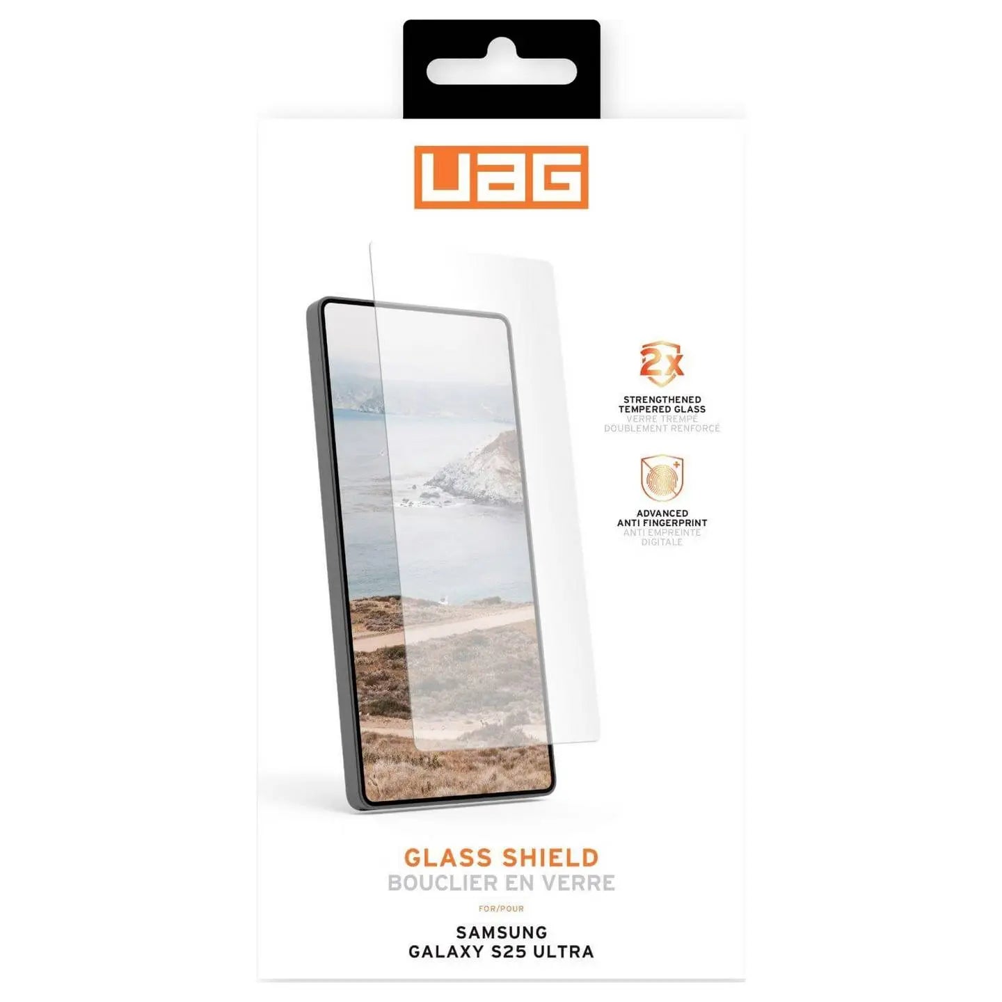 B-Ware Urban Armor Gear Displayschutz Folie Galaxy S25 Ultra Schutzglas - 840283919091