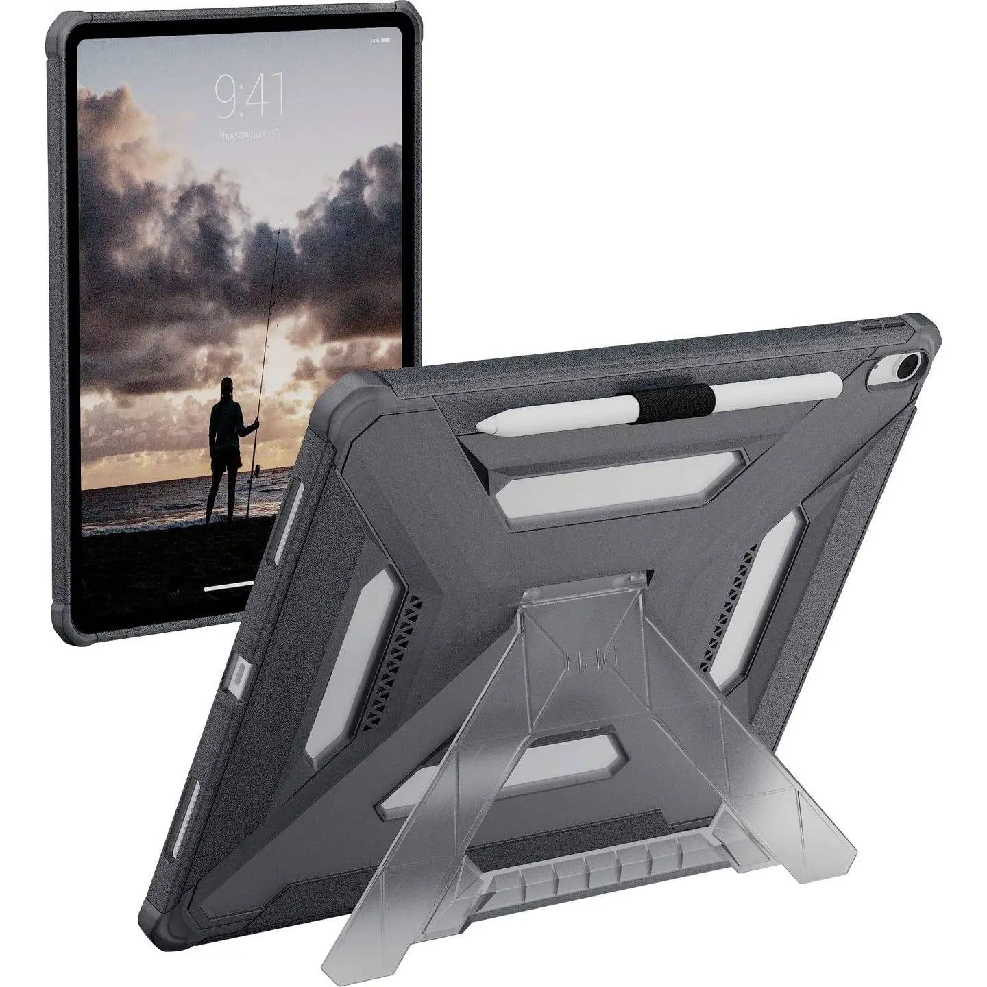 B-Ware Uag Tablet Hülle Cover Apple I Pad Air 13 Grau Schutzhülle Case Scout Plus - 840283925146