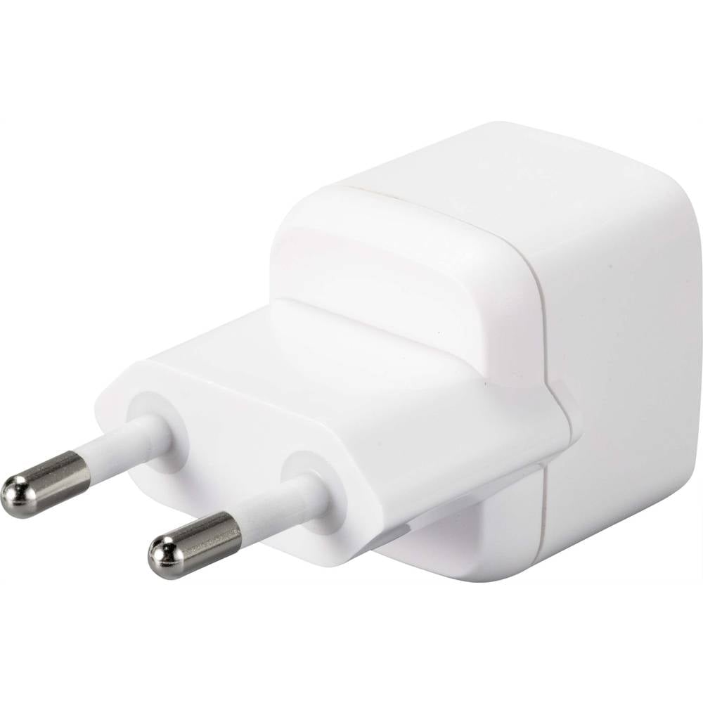 VOLTCRAFT USB Ladegerät Ladestecker USB-A Netzteil UC-1AXX001 Weiß 12W 4 STÜCK - 4064161091013