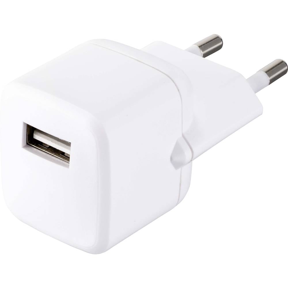 VOLTCRAFT USB Ladegerät Ladestecker USB-A Netzteil UC-1AXX001 Weiß 12W 4 STÜCK - 4064161091013