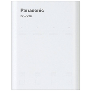 B-Ware Panasonic Bq Cc87 Rundzellen Ladegerät Akku Lader Ni Mh Micro Aaa Mignon Aa