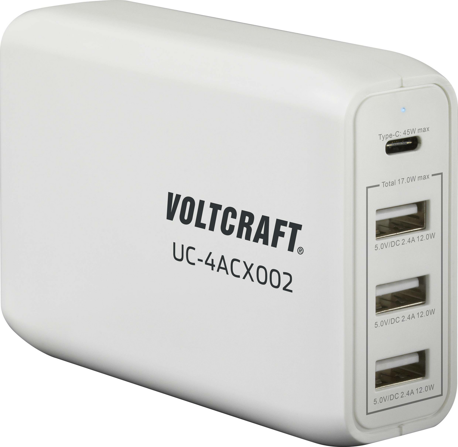 B-Ware Voltcraft Usb Ladegerät Steckdose Ausgangsstrom Max 3400 M A 4 X Usb Usb C Buchse - 4064161166438