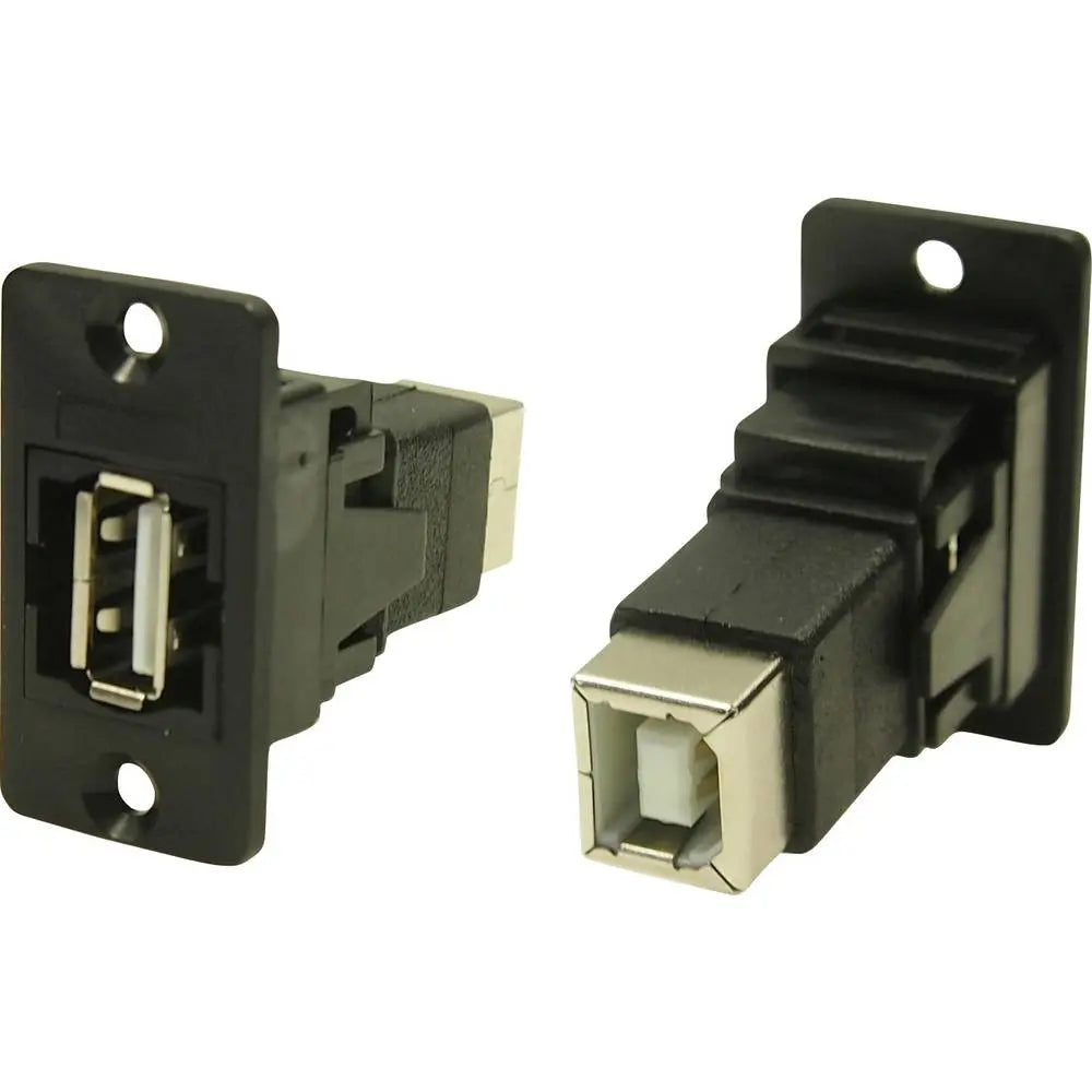 B-Ware Cliff Adapter Buchse Einbau Usb Buchse Usb Buchse Typ A Typ B Schwarz 5 Stück - 2050006619377