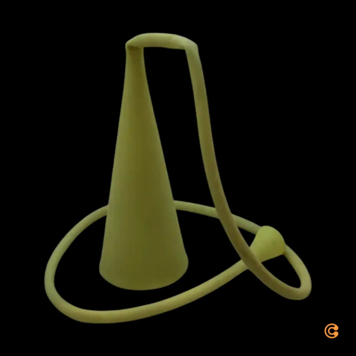 B-Ware Foscarini Uto Außenpendelleuchte Hängeleuchte Gelb Silikongummi H X ø 64x20cm - 8025594018837