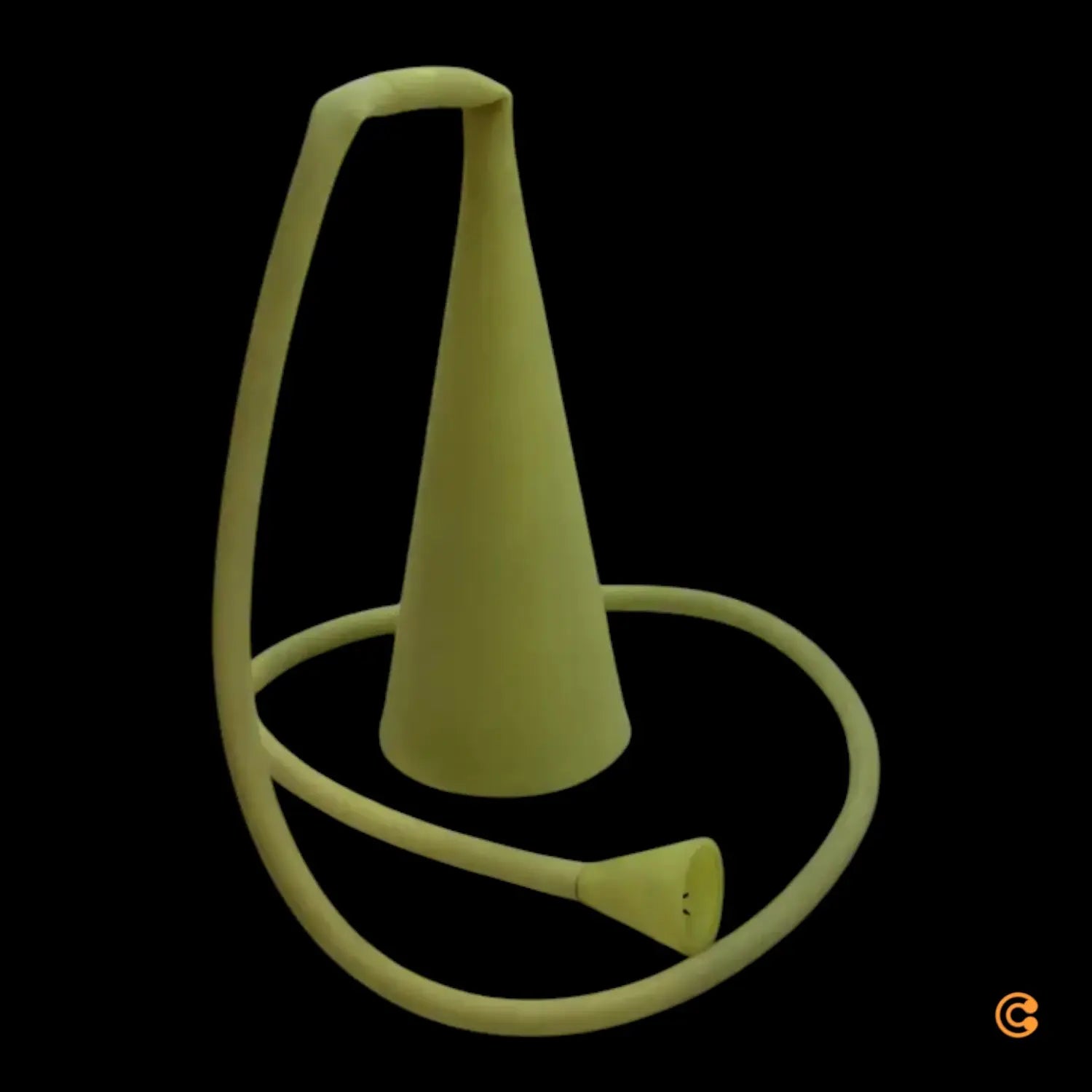 B-Ware Foscarini Uto Außenpendelleuchte Hängeleuchte Gelb Silikongummi H X ø 64x20cm - 8025594018837