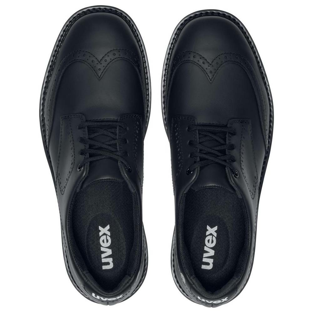 B-Ware Uvex 1 Business 8448242 Sicherheitshalbschuh Arbeitschuh Größe 42 Schuhe Schwarz