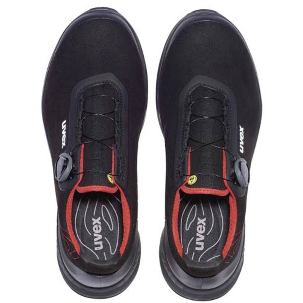 uvex Sicherheitsstiefel 1 G2 Arbeitsschuhe S3 ESD Rot Schwarz Größe 49 W 11 - 4031101831121