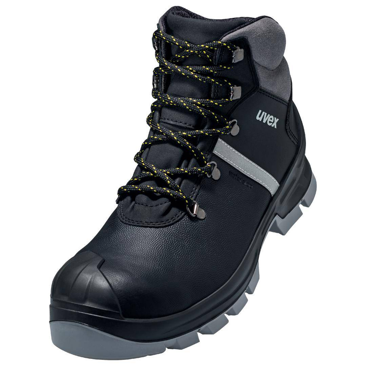 Uvex Sicherheitsstiefel Arbeitsschuh 2 Construction 6510342 S3 42 Schwarz Grau B-Ware - 4031101936383