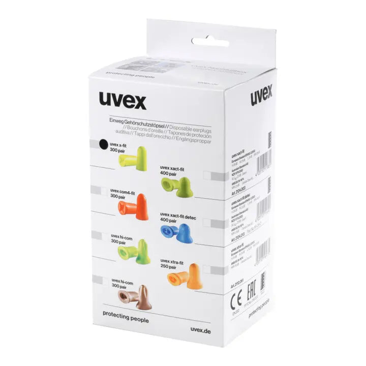B-Ware Uvex Gehörschutzstöpsel Ohrstöpsel Set X Fit Polyurethan Schaumstoff Komfort - 4031101501253