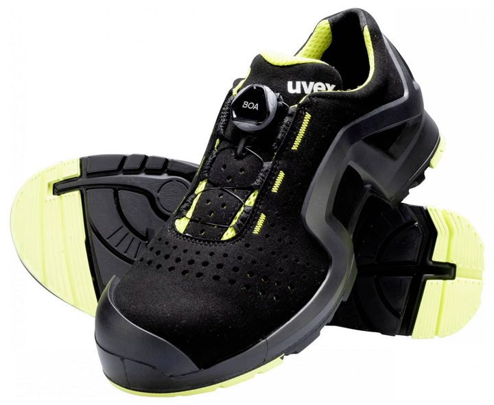 Uvex 6568 6568243 Sicherheitshalbschuh S1 P Schuhgröße Eu 43 Schwarz Gelb Schuhe B-Ware