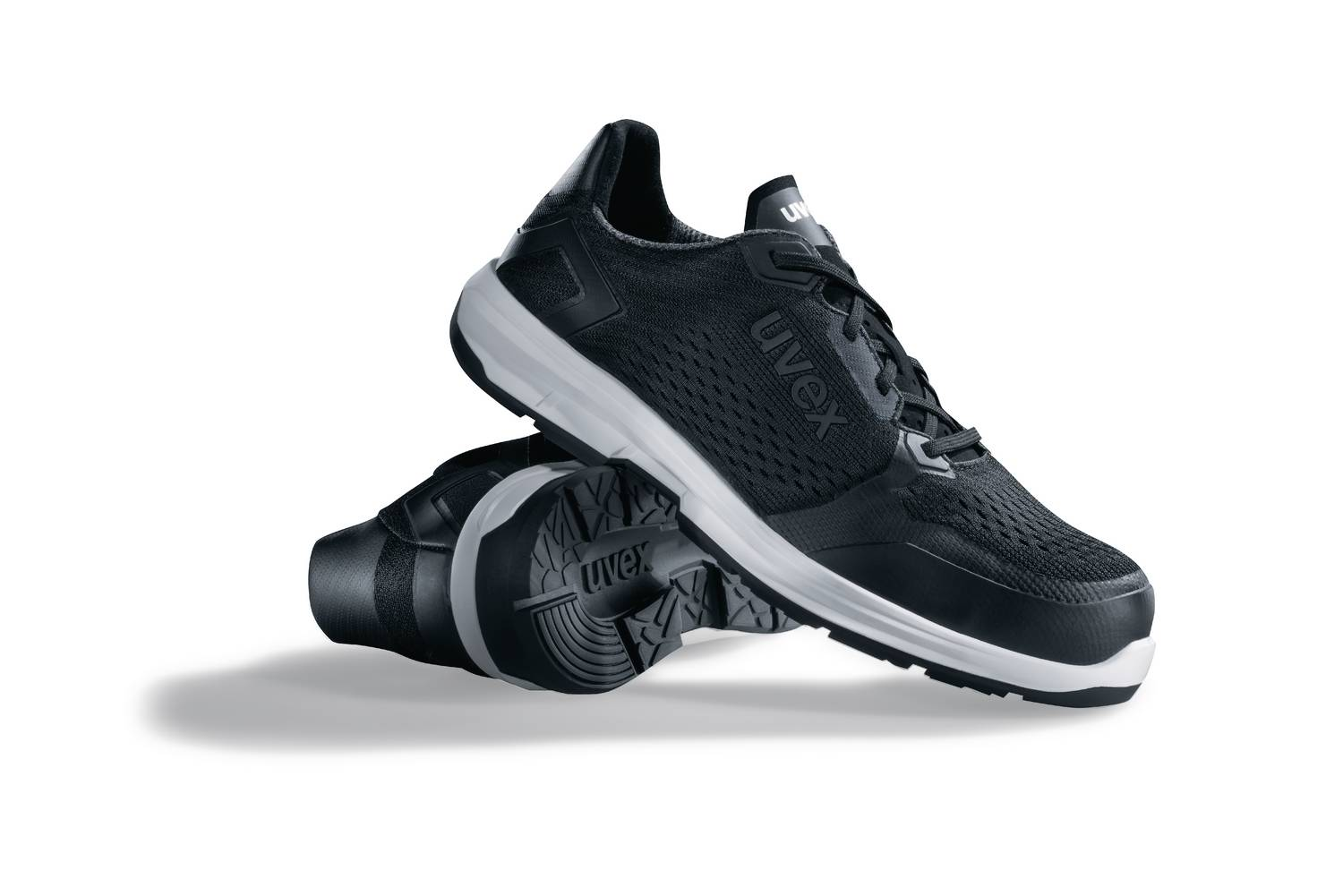 Uvex Halbschuh Sicherheitsschuh S1 Schwarz Gr.42 Textil Kunststoff Schnürsenkel B-Ware - 4031101679631
