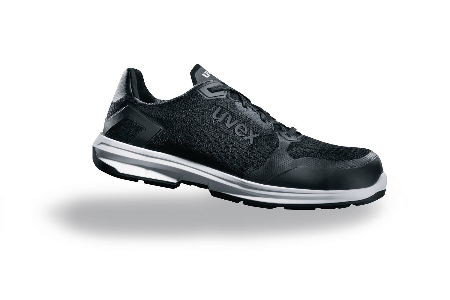 Uvex Halbschuh Sicherheitsschuh S1 Schwarz Gr.42 Textil Kunststoff Schnürsenkel B-Ware - 4031101679631
