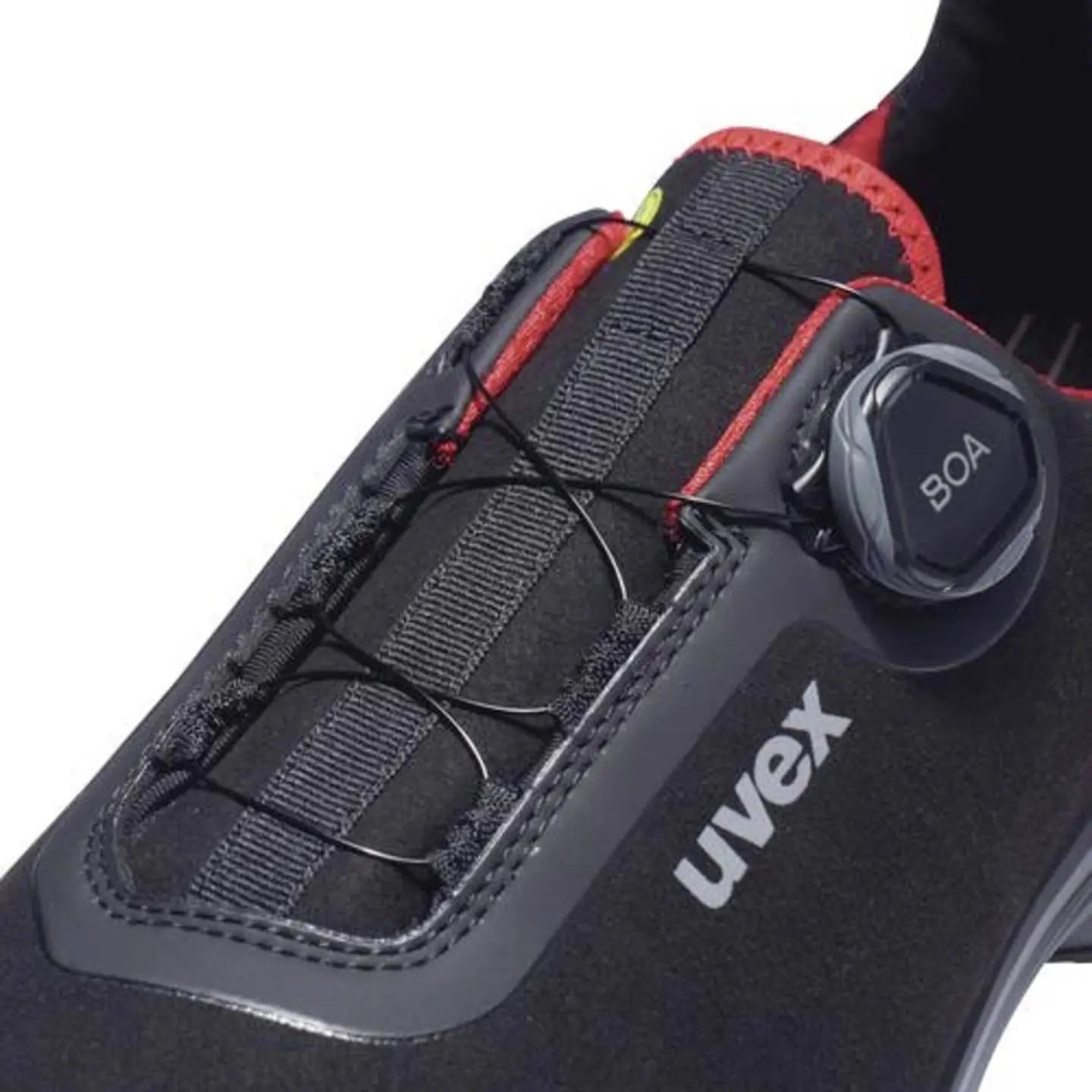 B-Ware Uvex Halbschuhe Schuhe Sicherheitsstiefel S3 Rot Schwarz Esd Größe 41 Weite 11 - 4031101831046