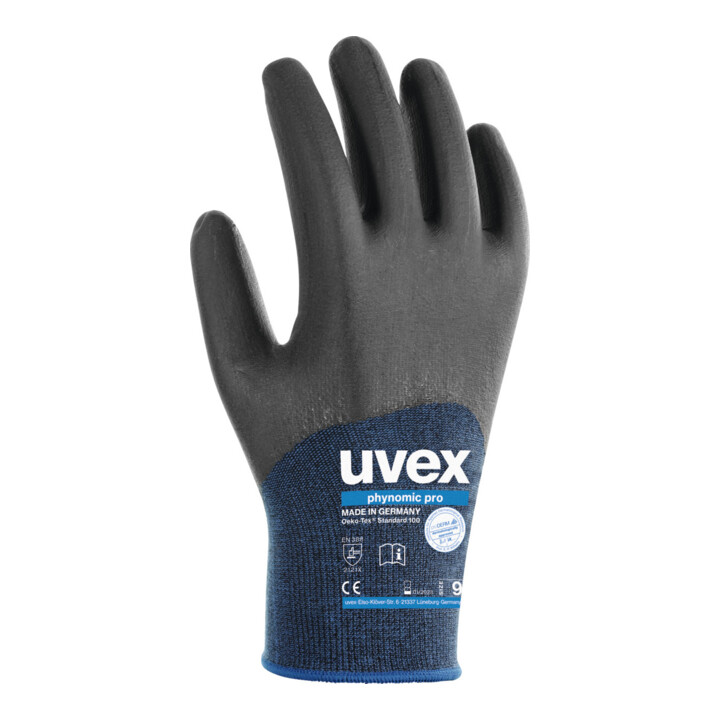 B-Ware Uvex Handschuh Paar Phynomic Pro Arbeitshandschuhe Allround  Blau Größe 9 17 Set - 4048612045220