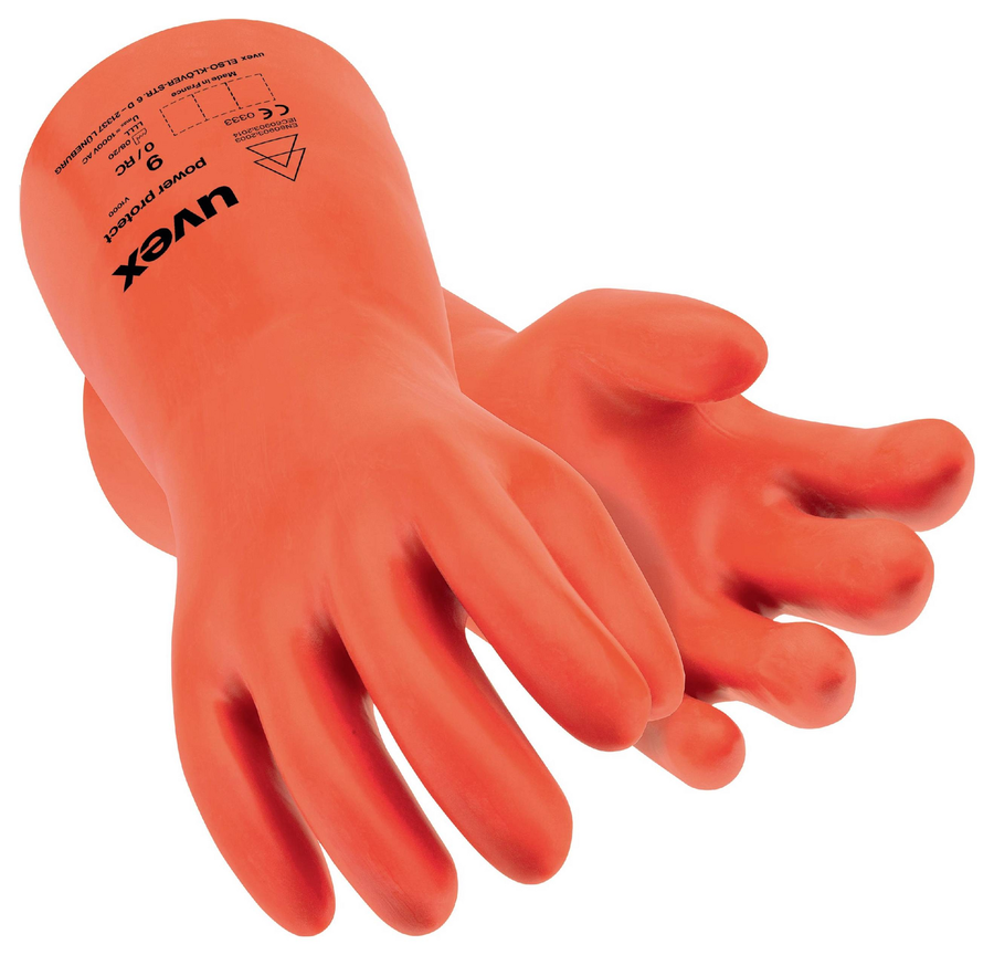 Uvex Power Protect V1000 6084011 Naturlatex Elektrikerhandschuh Größe 11 B-Ware - 4048612085431