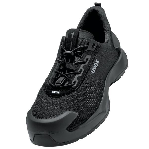 Uvex Sicherheitshalbschuh 1 X Craft Pro 68002 S1 Pl Fo Sc Sr, 43, Schwarz  B-Ware - 4066853006701