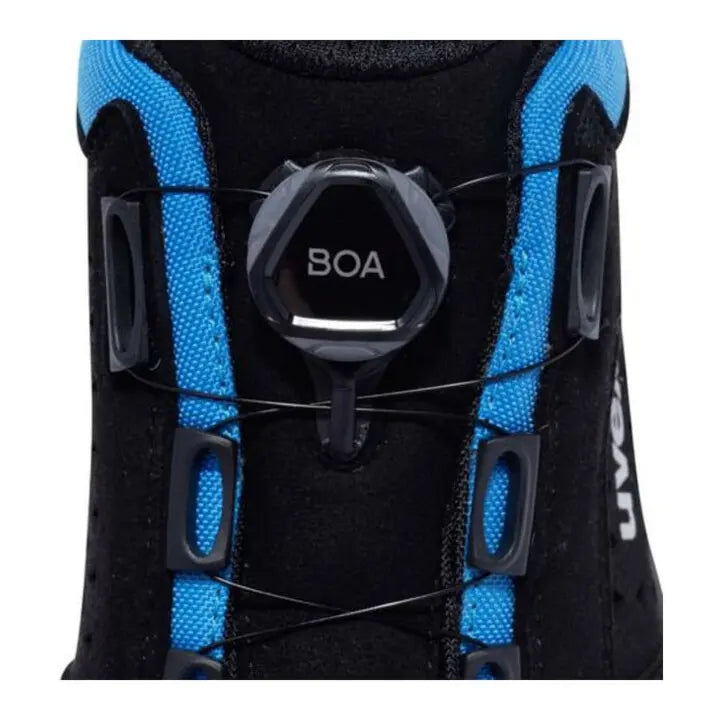 B-Ware Uvex Arbeitsschuhe Boa System Kunststoffkappe Schwarz Blau 49 11 - 4031101776613