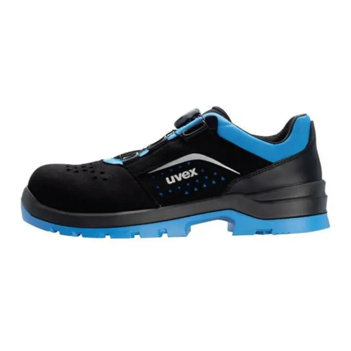 B-Ware Uvex Arbeitsschuhe Boa System Kunststoffkappe Schwarz Blau 49 11 - 4031101776613