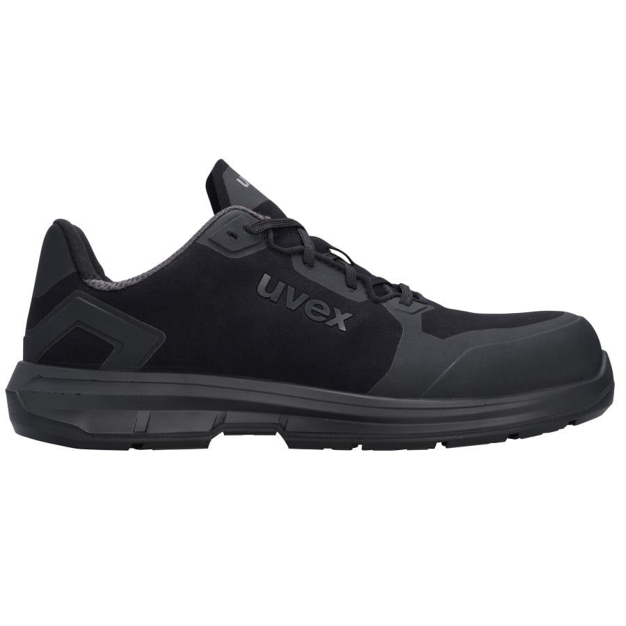 uvex 1 Halbschuhe Sicherheitsschuhe Sport schwarz Mikrovelours S3 W11 Größe 47 - 4031101759739