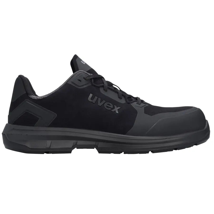 B-Ware Uvex 1 Halbschuhe Sicherheitsschuhe Sport Schwarz Mikrovelours S3 W11 Größe 47 - 4031101759739