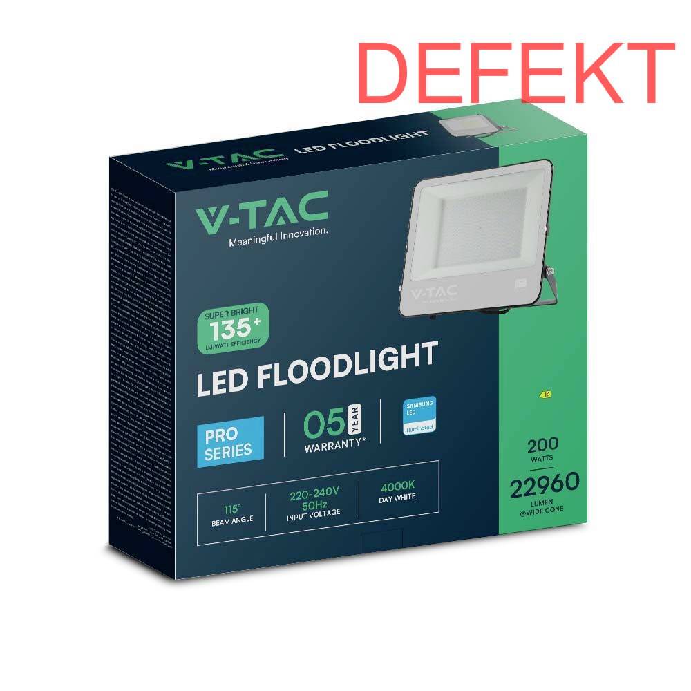 D-Ware V Tac Vt 44101 23219 Led Außenstrahler Fluter Led Außenbeleuchtung  Defektware - 3800170216174