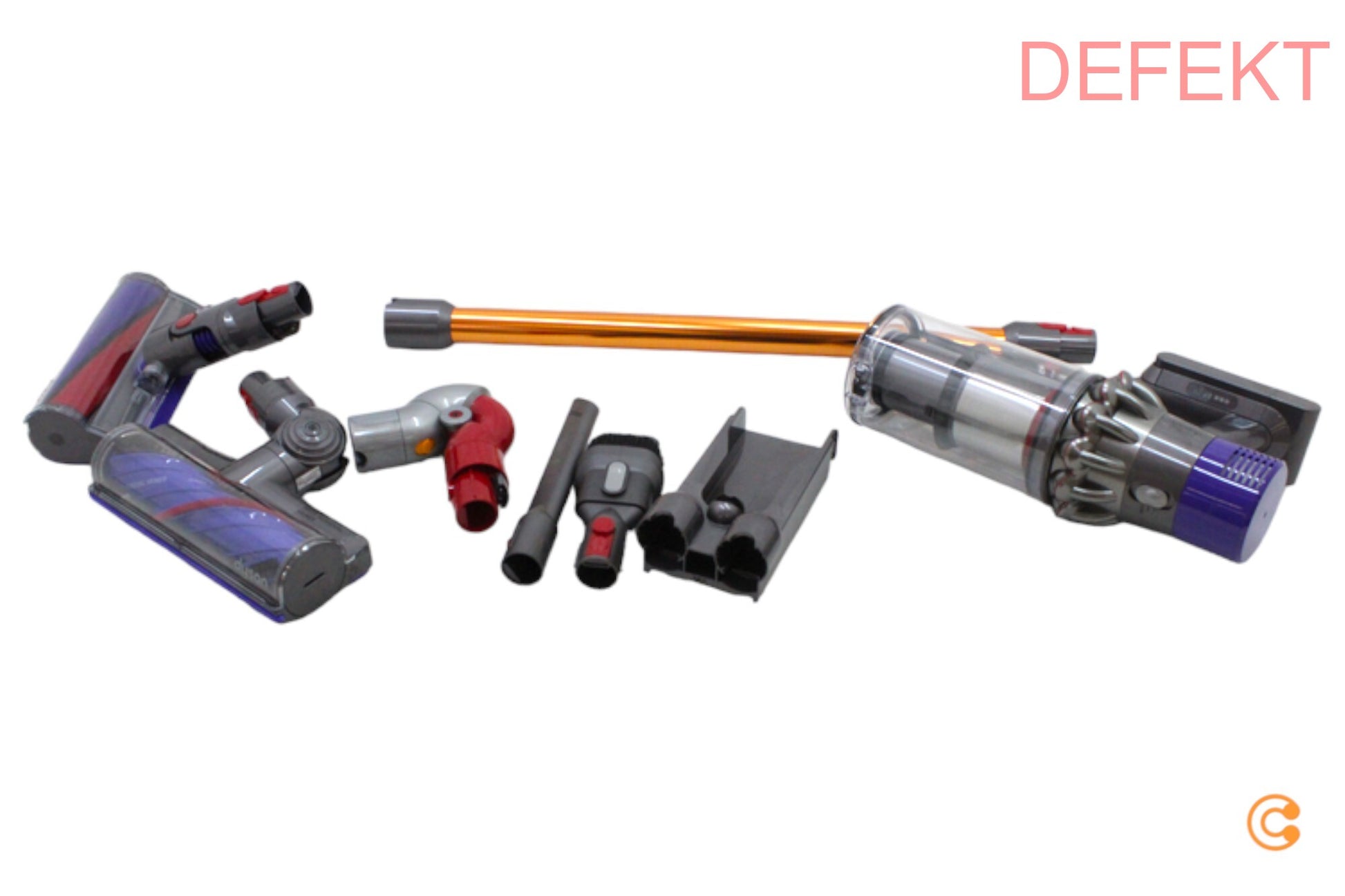 Dyson V10 Absolute Nickel Kupfer 448883 01 Akku Handstaubsauger Defektware D-Ware - 5025155088081