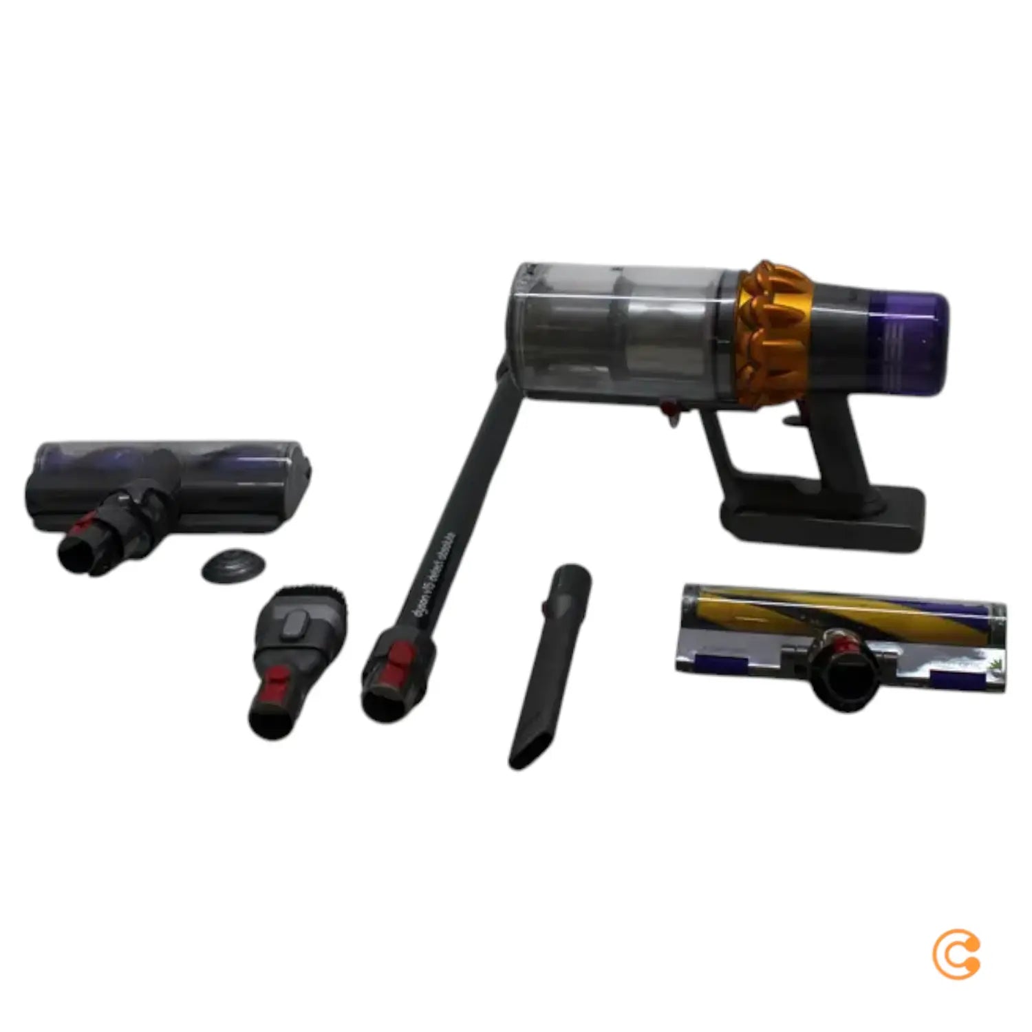 C-Ware Dyson V15 Detect Absolute Gelb Nickel Akku Handstaubsauger Siehe Text/Foto - 5025155081754