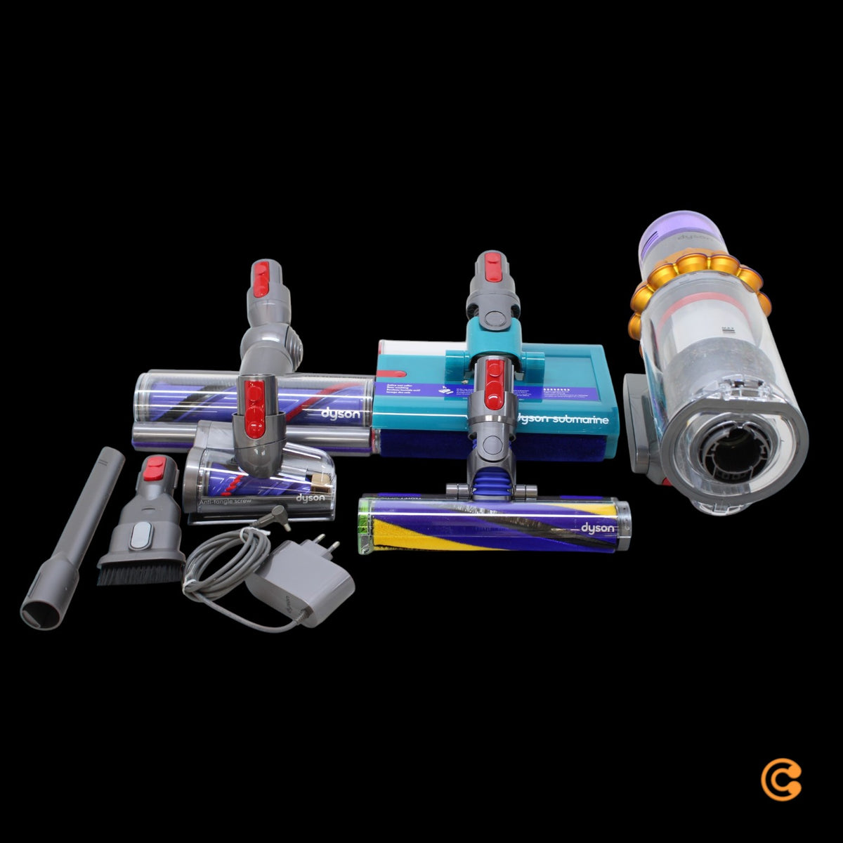 Dyson Akku-Zyklon-Staubsauger V15s Detect Submarine 660W 25.2V 60min Laufzeit - 5025155085073