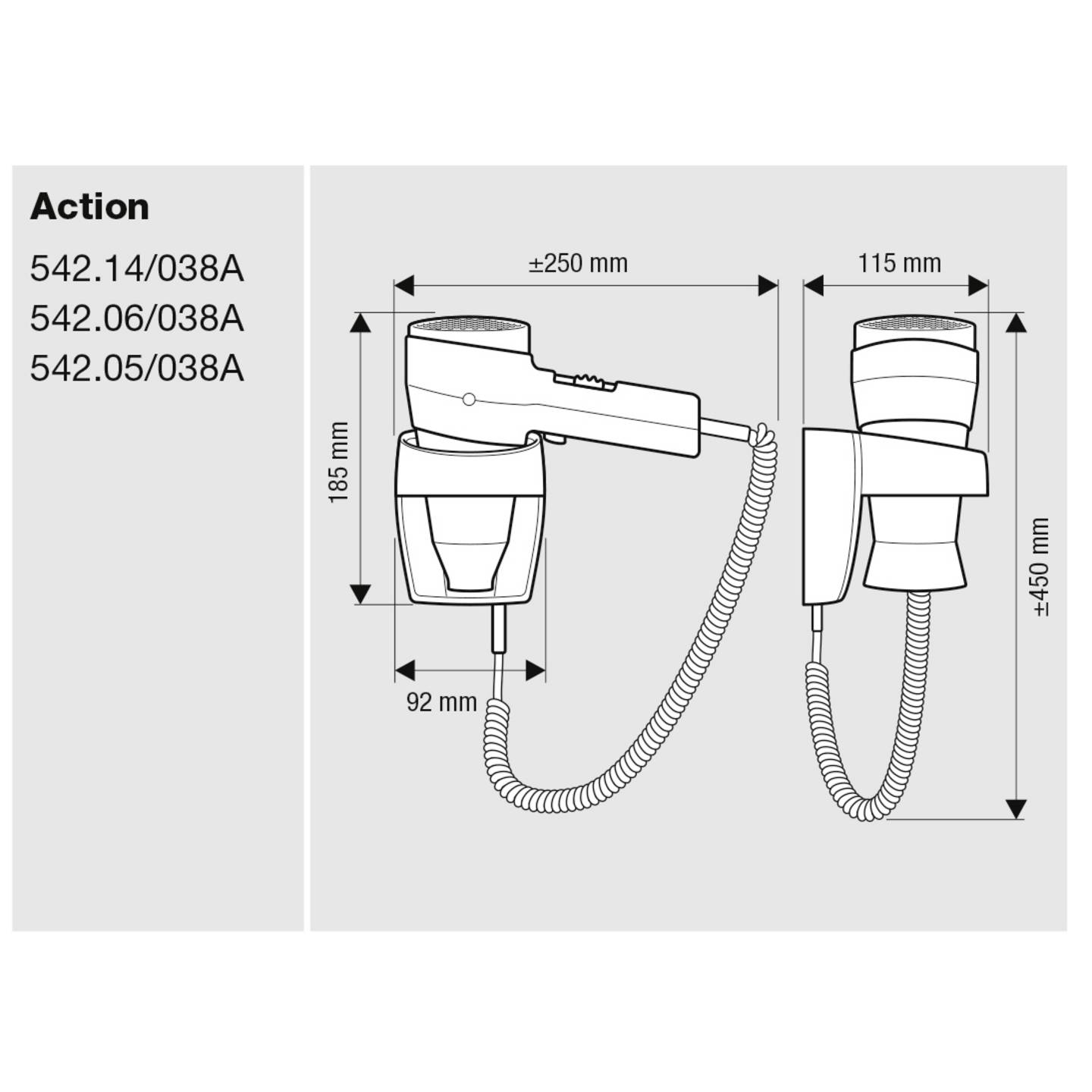 B-Ware Valera Haartrockner Föhn 54214 Haartrockner Schwarz Chrom Schwarz 1800 W Trockner - 7610558003458