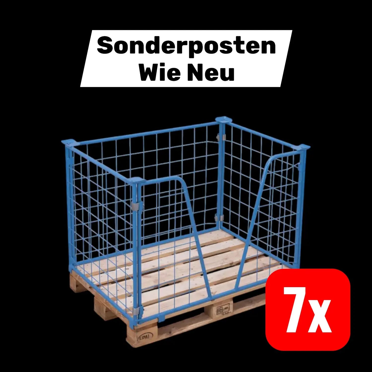 B-Ware Vari Ofit Palettenaufsatz Typ 63 1.200 X 1.000 Mm Nutzhöhe 800 Mm 7 Stück - 4035694002050