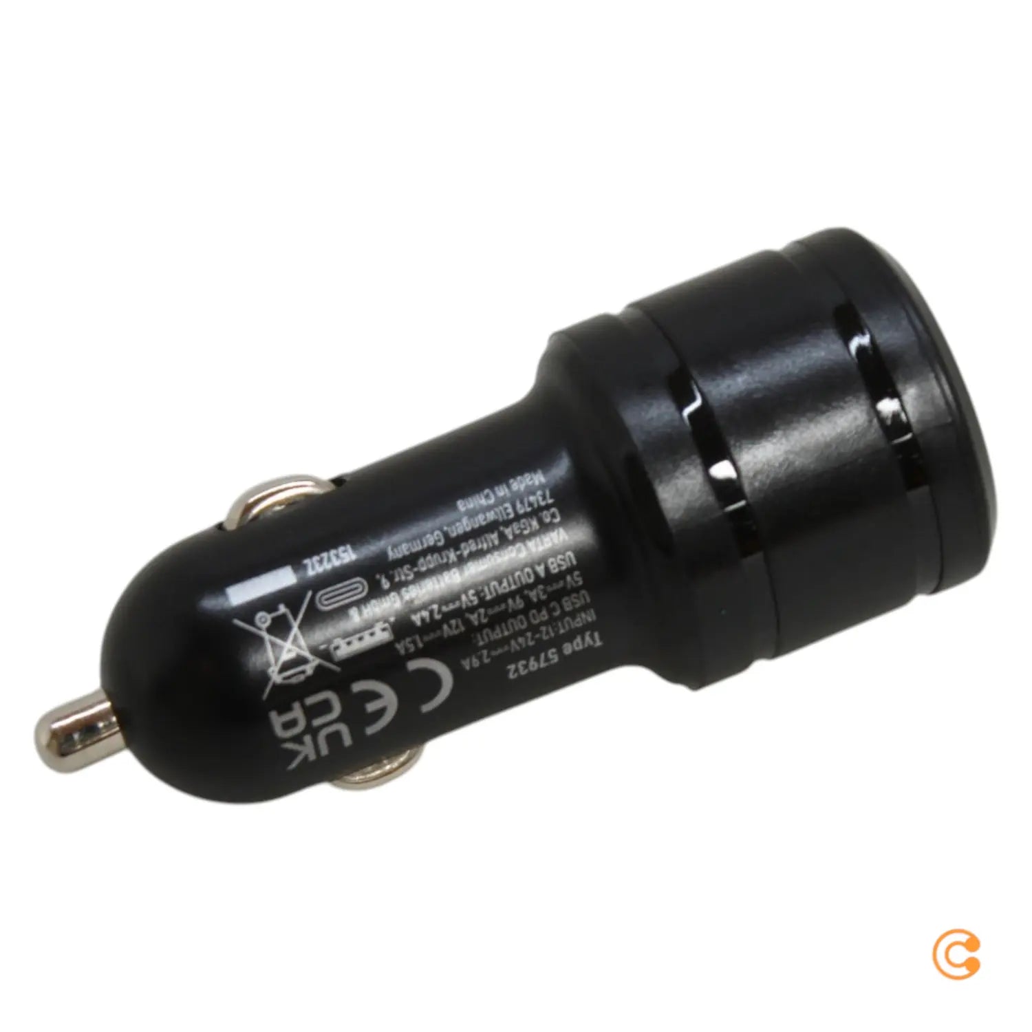 B-Ware Varta Auto Kfz Zigarettenanzünder Usb Ladegerät Schwarz 12 V 4 Stück - 4008496992157