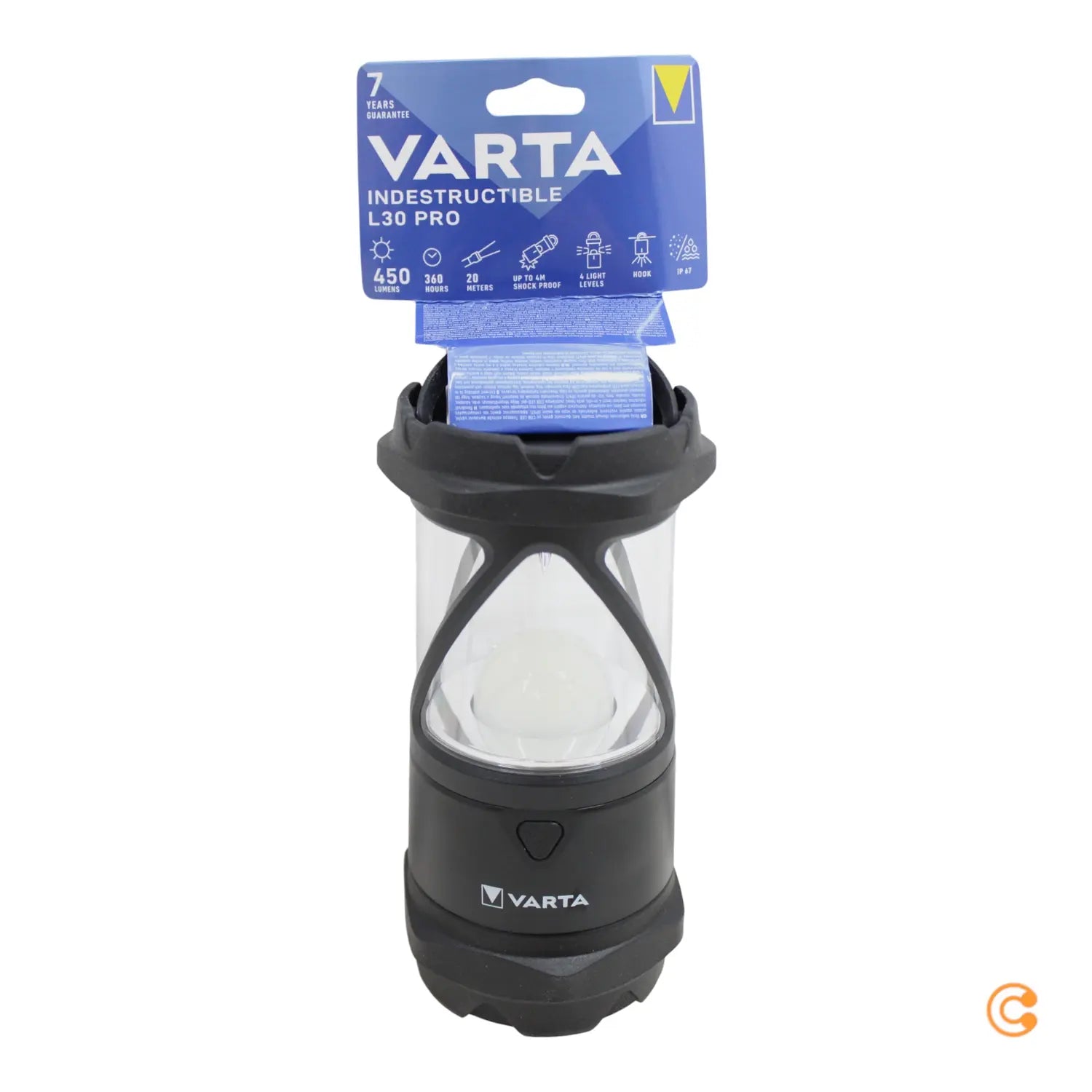B-Ware Varta Led Camping Leuchte Lampe Campinglampe L30 Pro 450 Lm Batteriebetrieb - 4008496987146