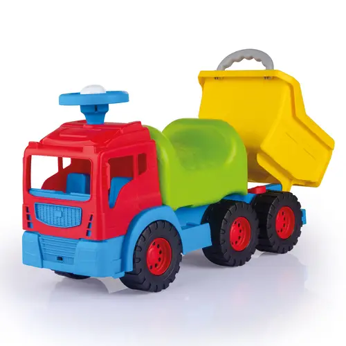 Vedes Rutscher Lkw Kinderfahrzeug Kipplaster Mit Kipplade Spielzeugauto B-Ware