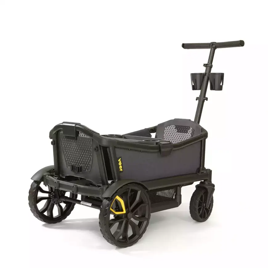 B-Ware Veer Bollerwagen Cruiser Kinderwagen Wagen Sicher Robust & Vielseitig Anthrazit